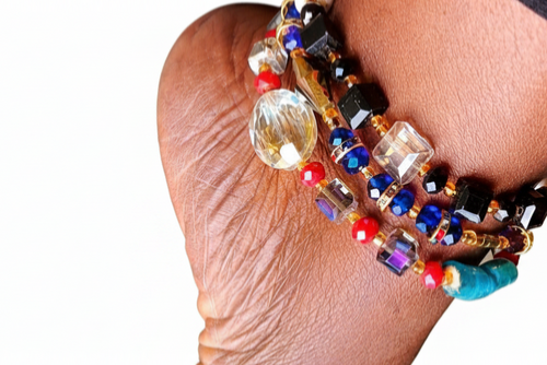 Soft Life Glow Beaded Anklet ✨