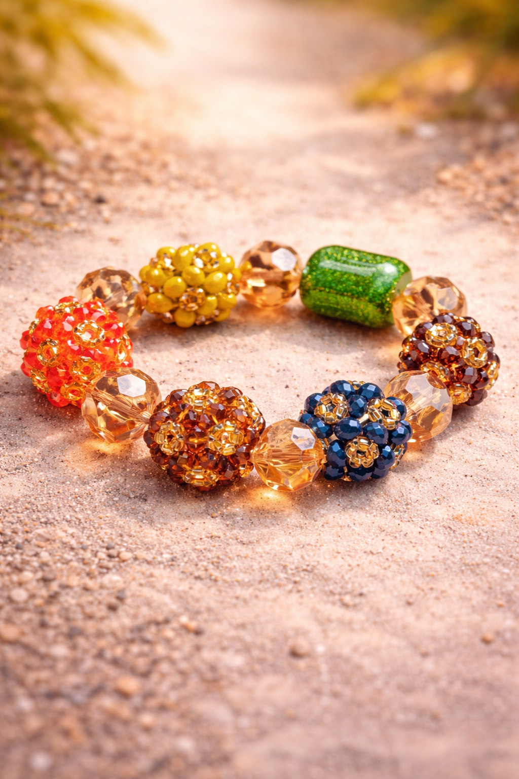 Soft life Glow Beaded Anklet