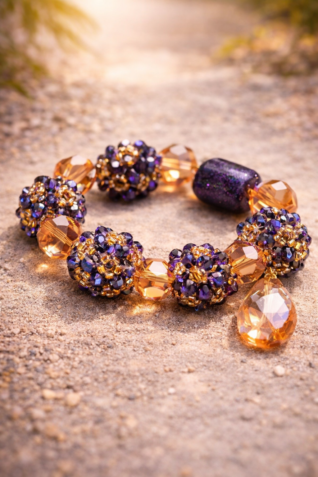 Soft life Glow Beaded Anklet